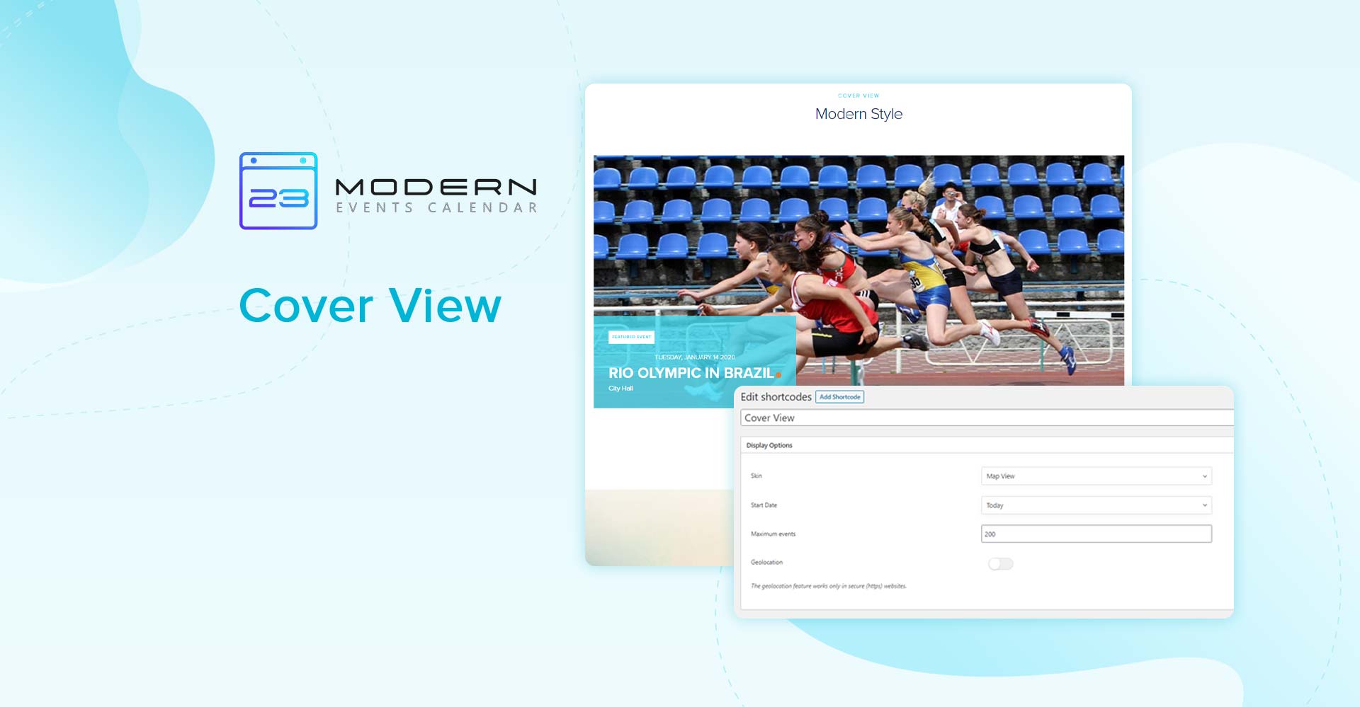 Cover View Skin In Modern Event Calendar