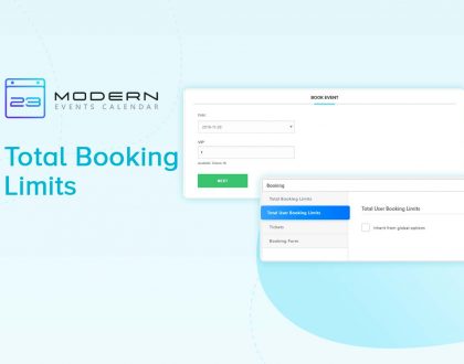 Total Booking Limits MEC plugin WordPress