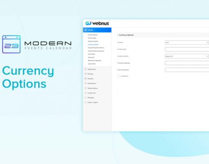 Currency Options in MEC plugin