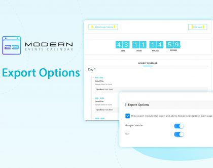 Export Module in MEC WordPress