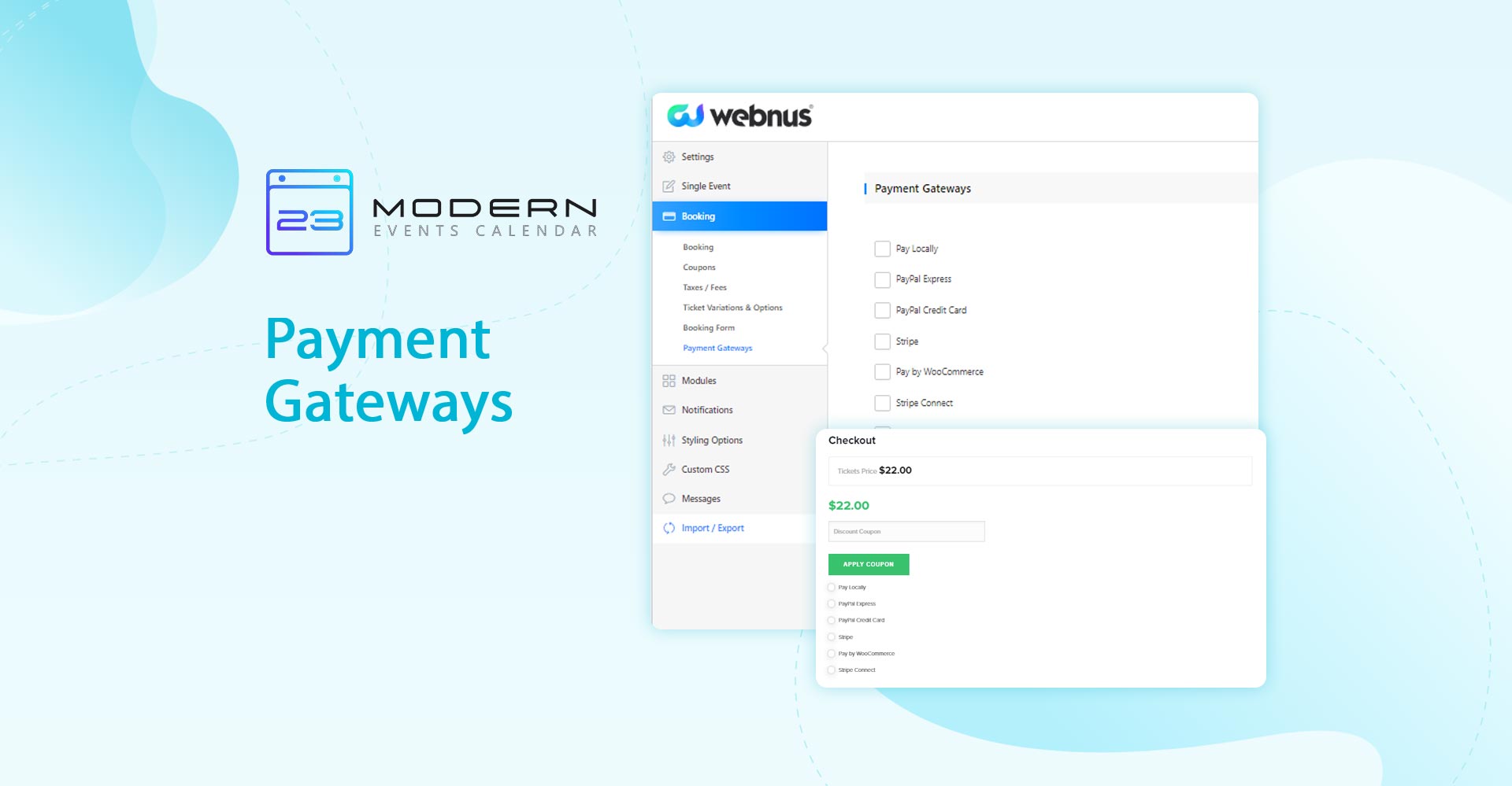 WooCommerce Integration With Modern Event Calendar