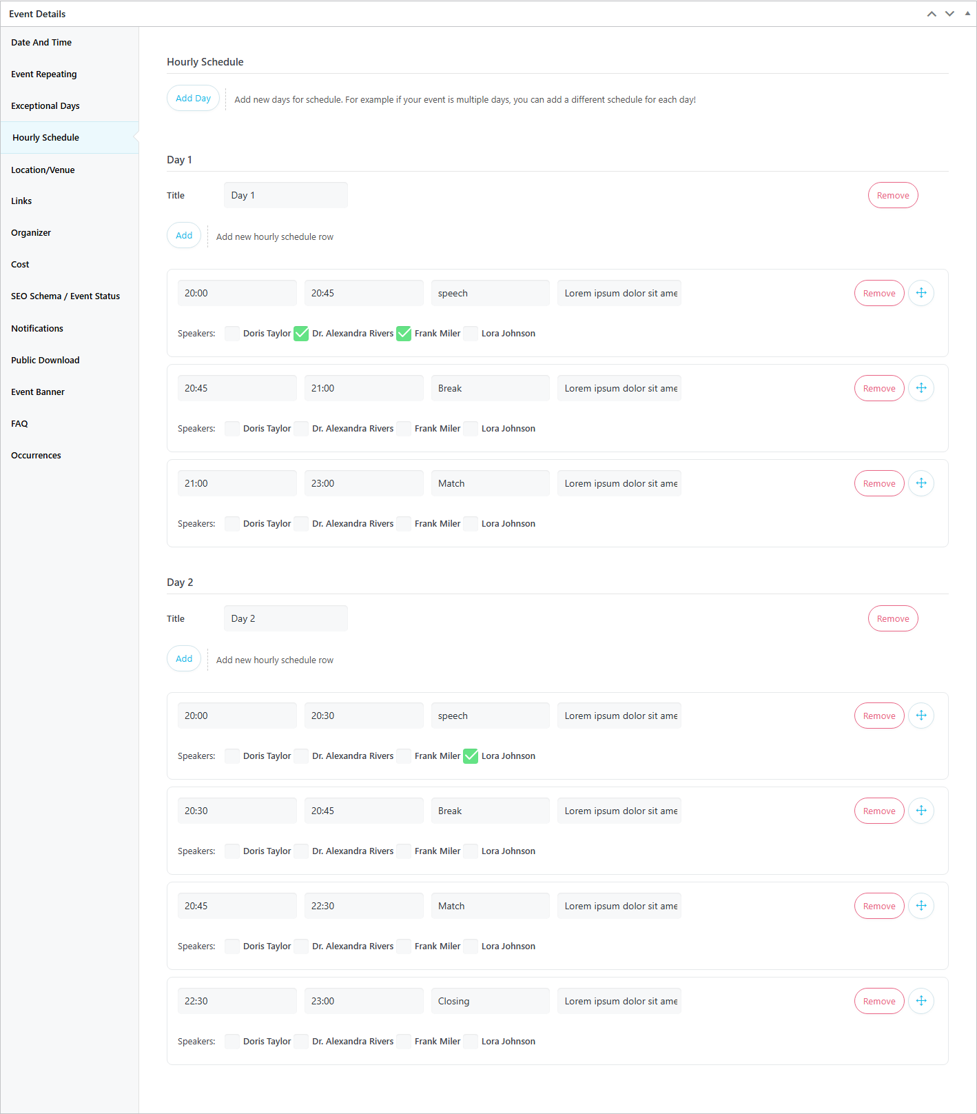 Sort Feature for Hourly Schedule 01 - How to Add Event In MEC Plugin? Sort Feature for Hourly Schedule 01 - How to Add Event In MEC Plugin?