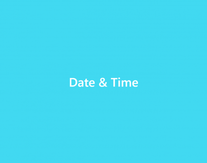 Date and Time - WordPress Event Calendar