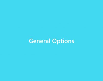 General Options - WordPress Event Calendar