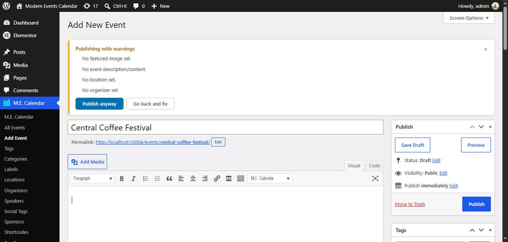 Cómo agregar un evento en el plugin MEC 01 | ¿Cómo agregar un evento en el plugin MEC?