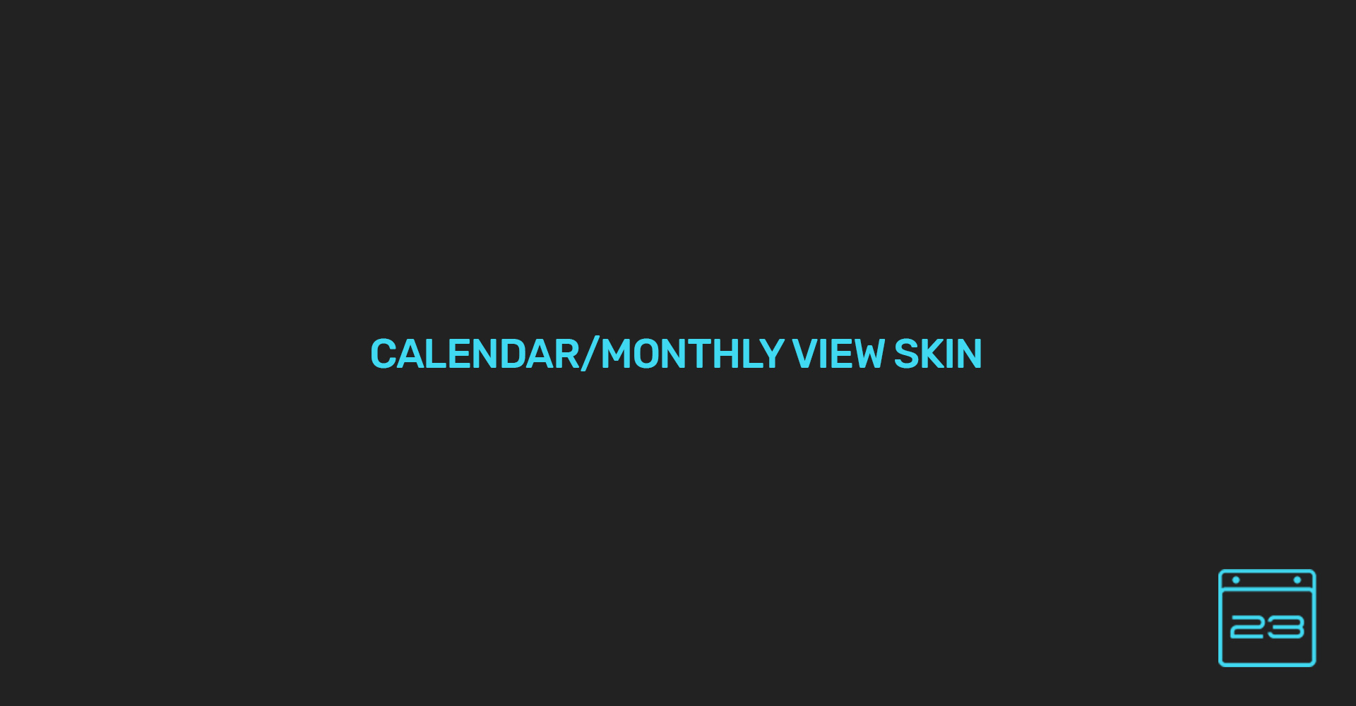 Calendar/Monthly View Skin Settings Modern Events Calendar Knowledgebase