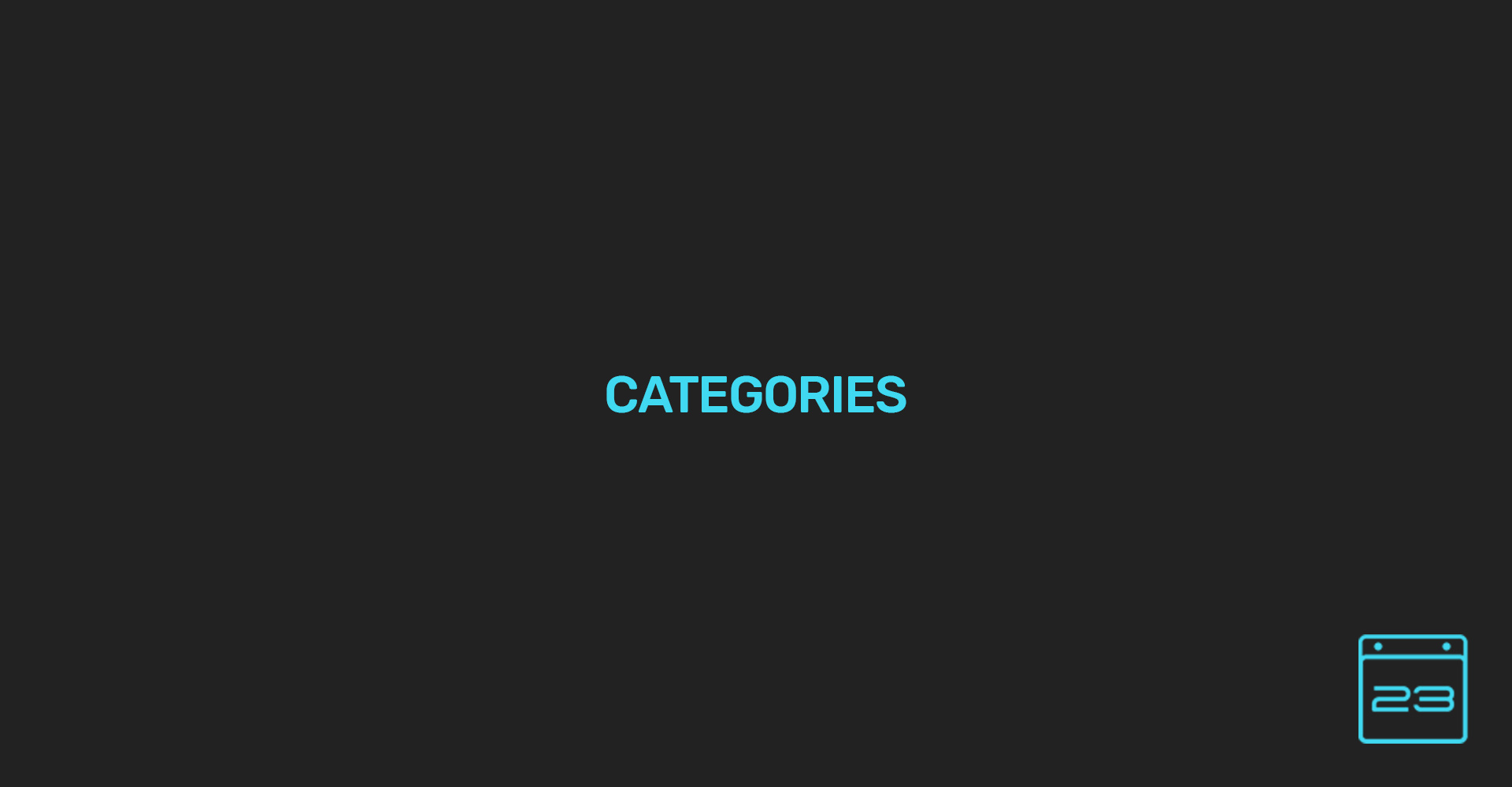 categories - WordPress Event Calendar