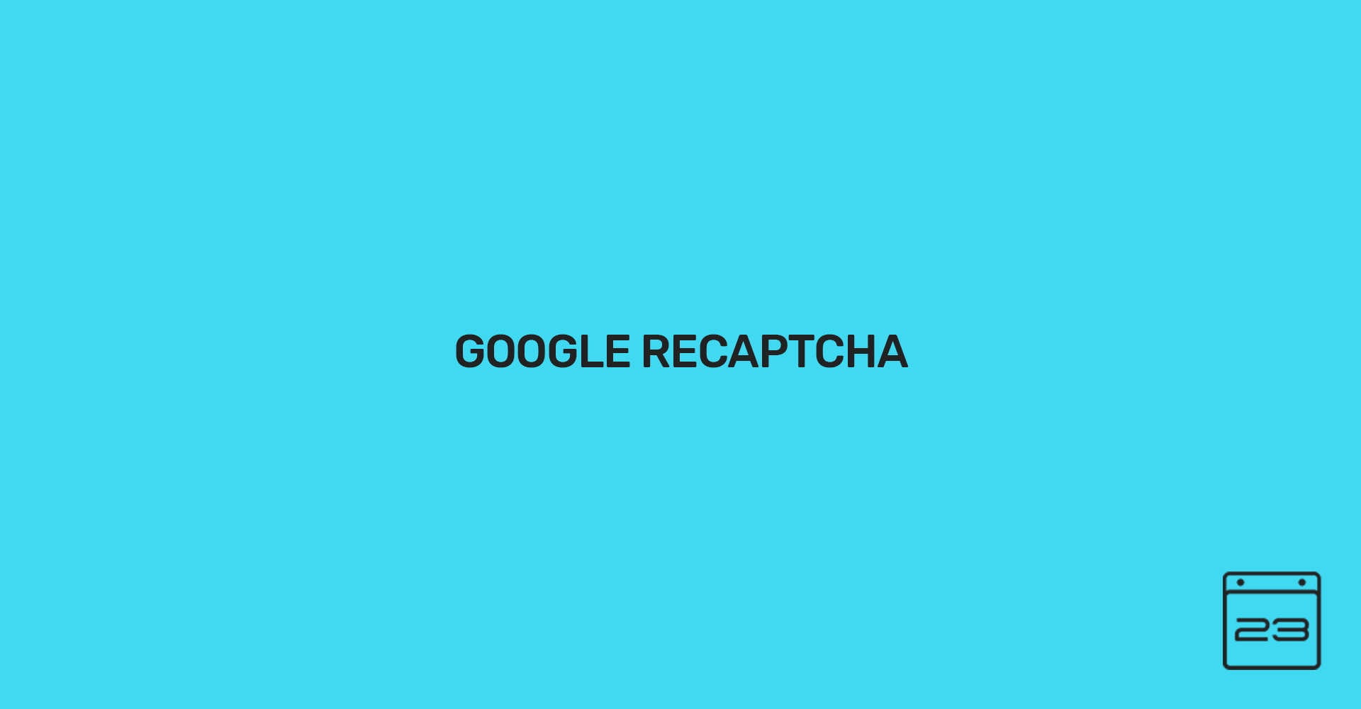 Google Recaptcha - WordPress Event Calendar