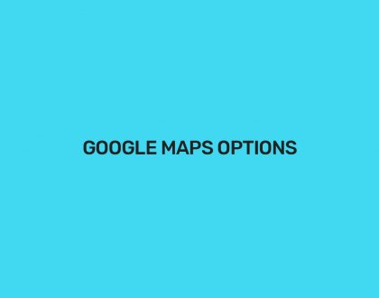 Google Map Options - WordPress Event Calendar