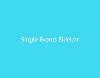 Single Events Sidebar - WordPress Event Calendar