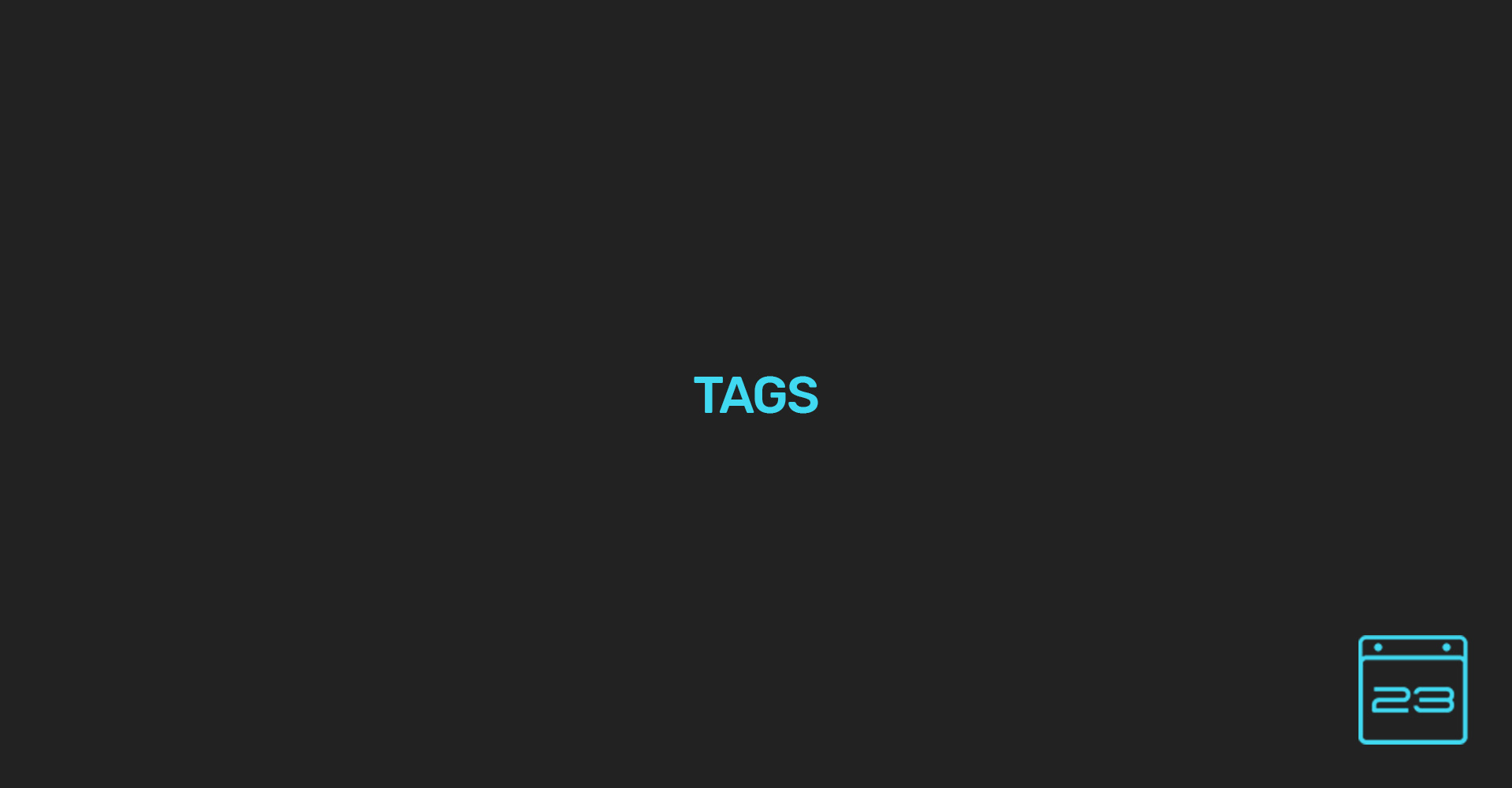 tags - WordPress Event Calendar
