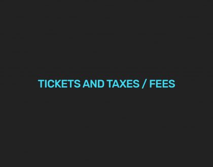 Tickets and Taxed / Fees - WordPress Event Calendar