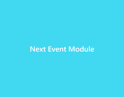 Next Event Module - WordPress Event Calendar