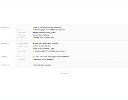 Events Calendar - WordPress Event Calendar