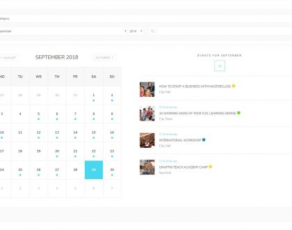 Events Calendar - WordPress Event Calendar