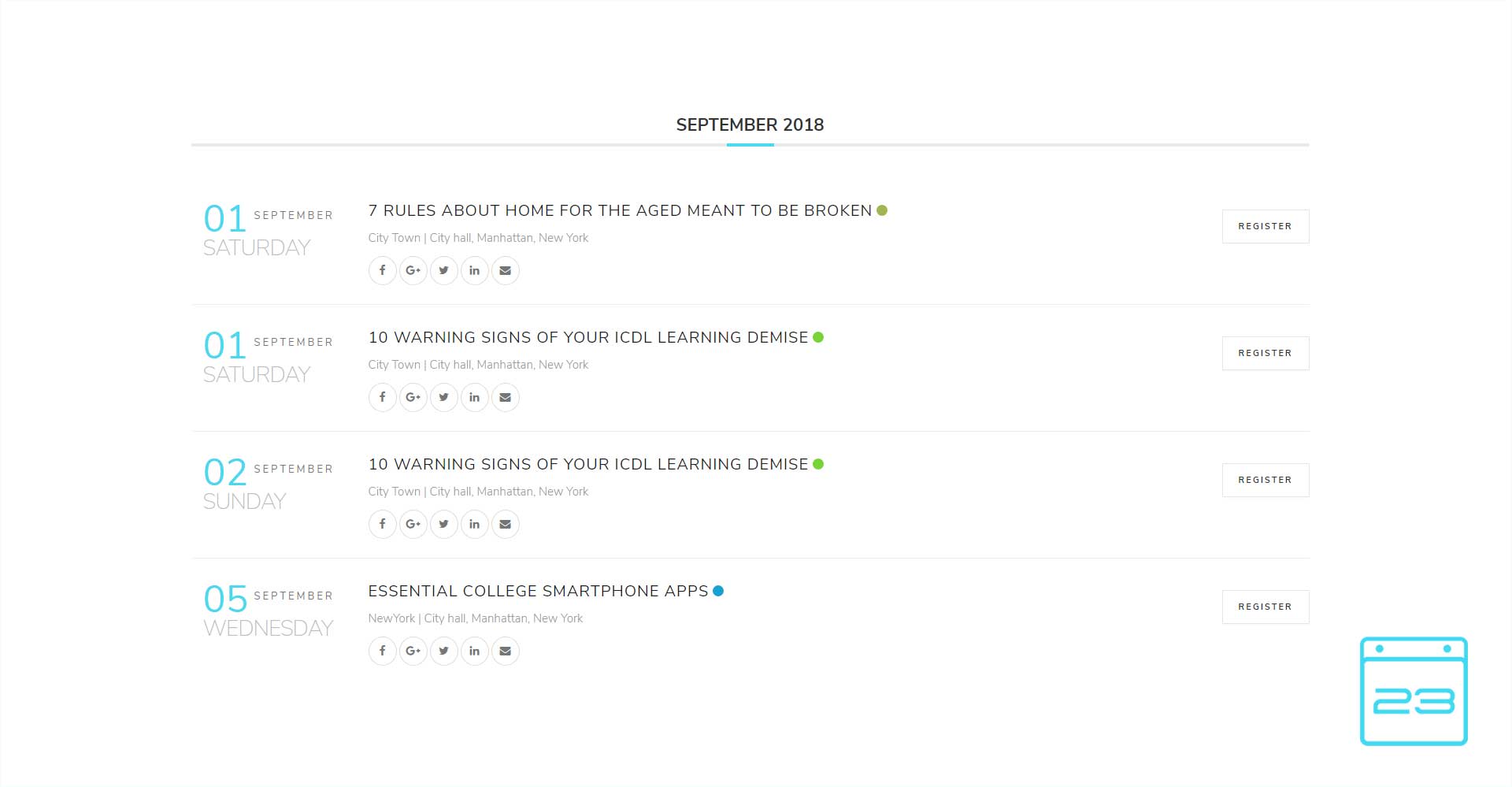Events Calendar - WordPress Event Calendar