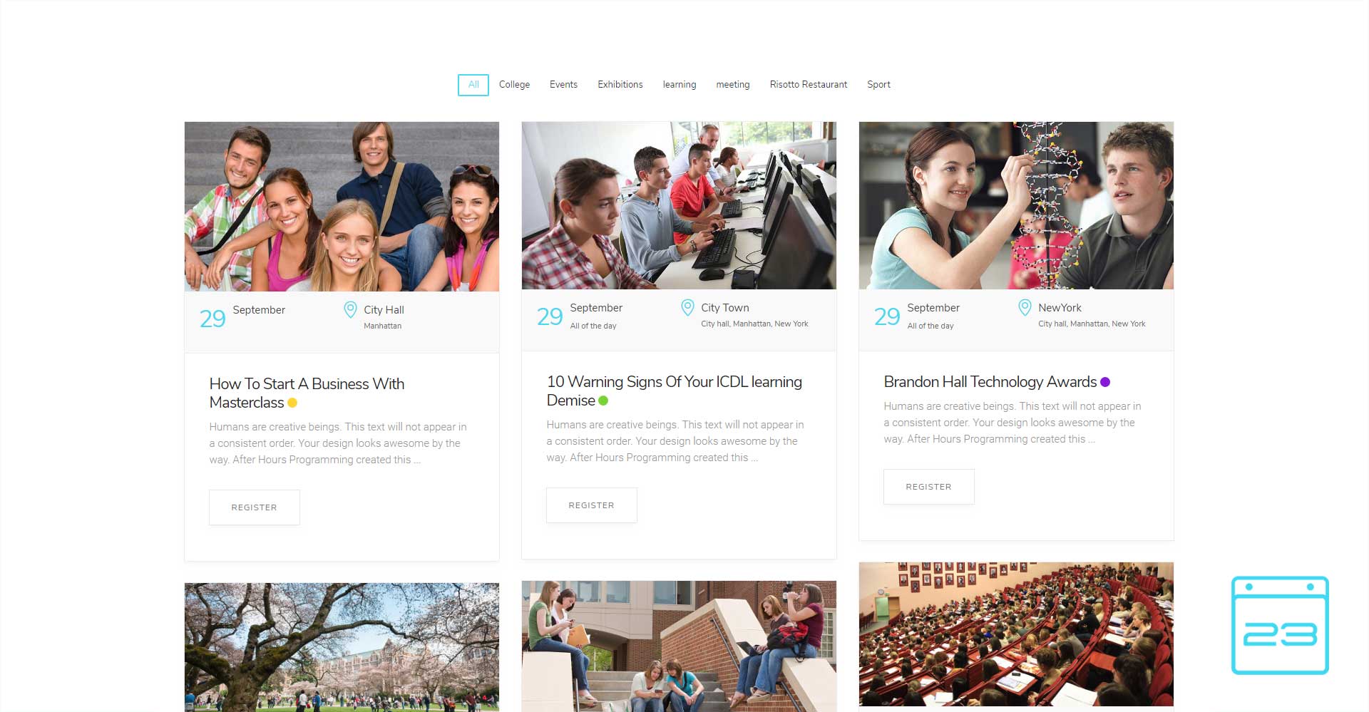 Events Calendar - WordPress Event Calendar