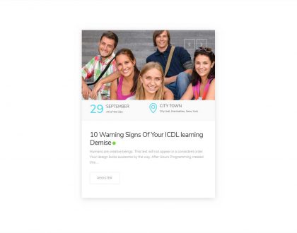 Events Calendar - WordPress Event Calendar