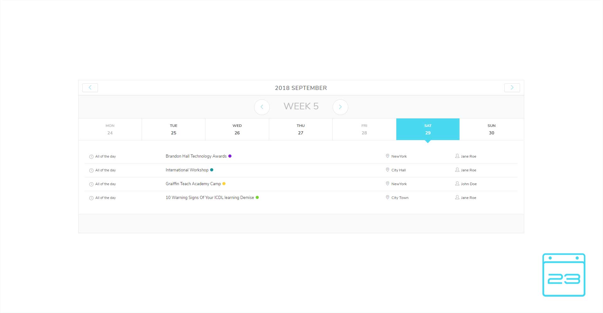 Events Calendar - WordPress Event Calendar