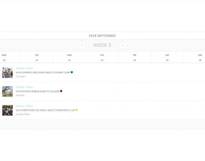 Events Calendar - WordPress Event Calendar