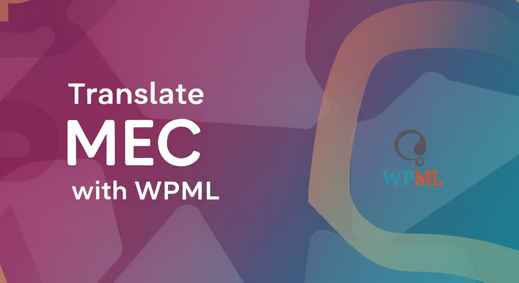 wpml img1 - Translate MEC Translate MEC with WPML