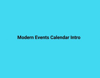 Modern Events Calendar - WordPress Event Calendar