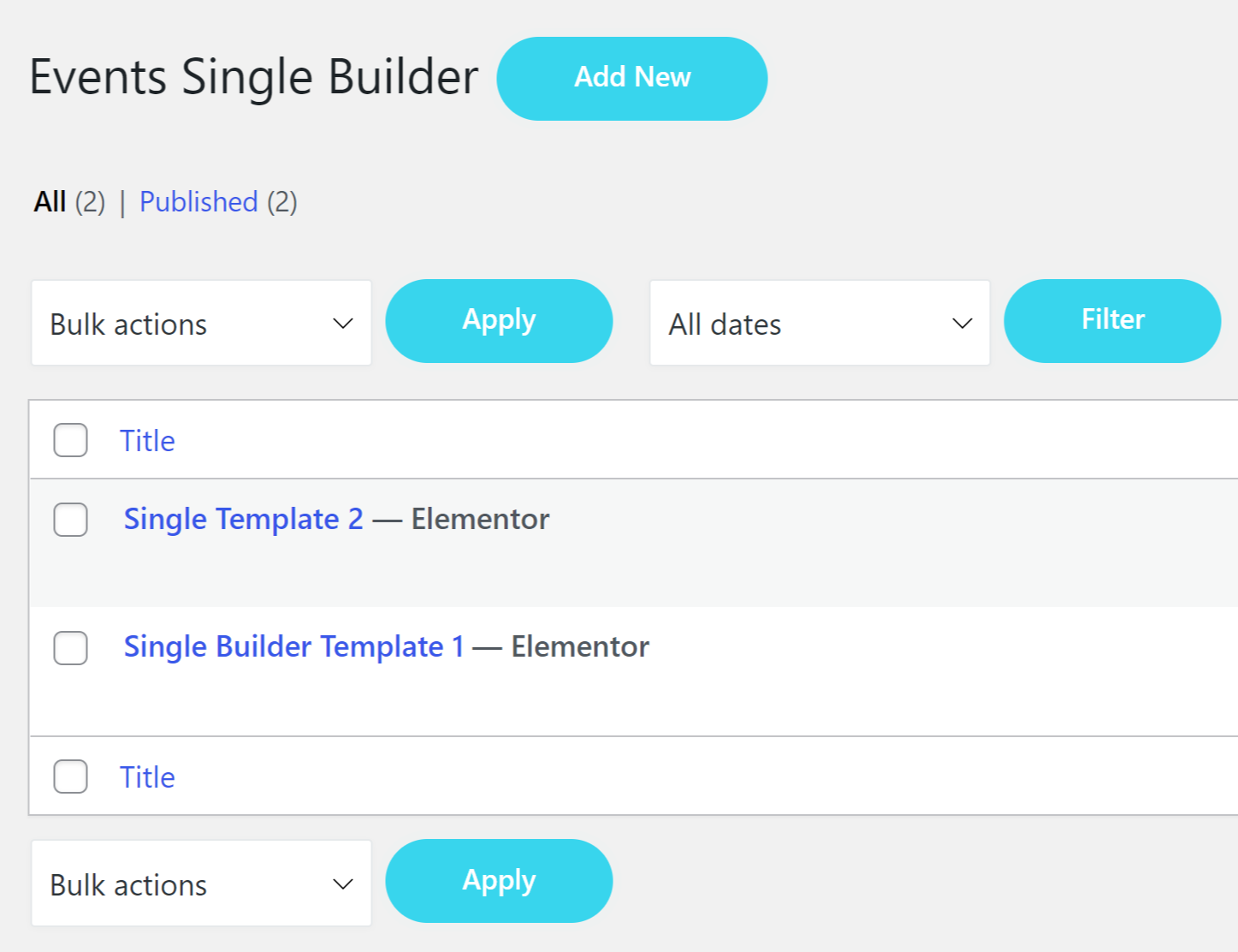single event templates 2 - Elementor Single Builder Addon