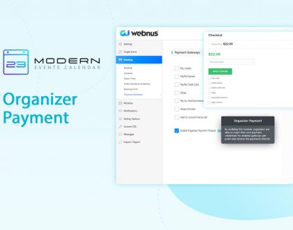 Organizer Payment in MEC plugin