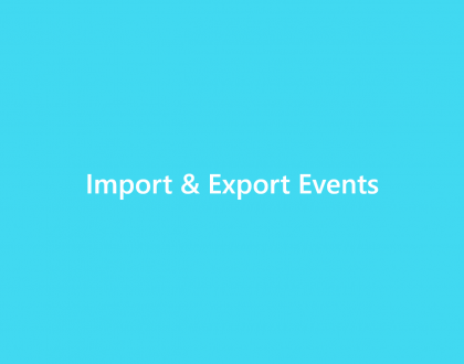 Import/Export Events - WordPress Event Calendar