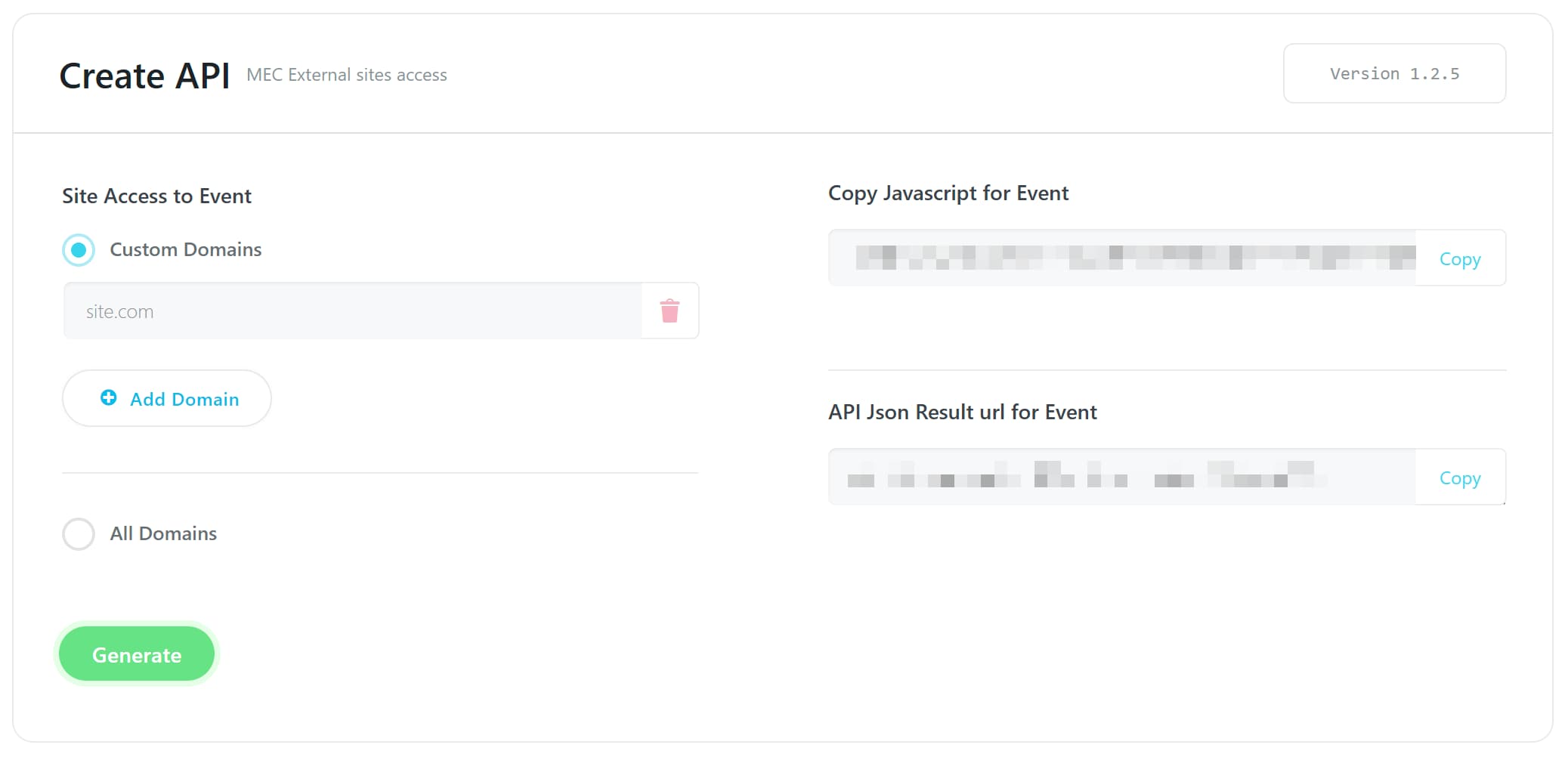 Event Api 1 - Event Api Addon Event API Addon