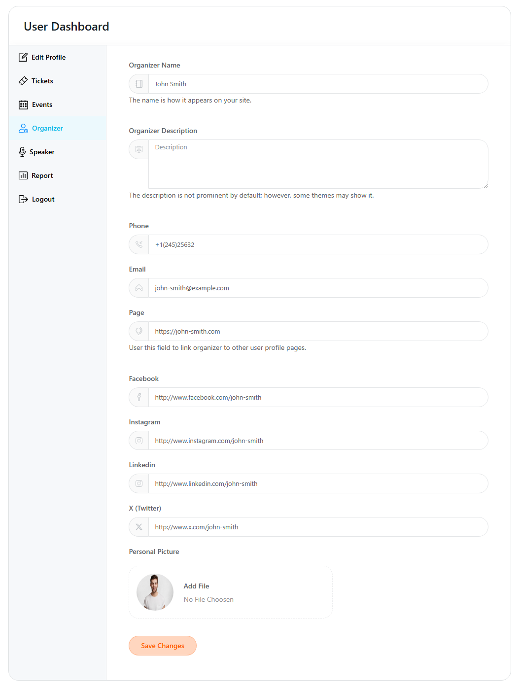 User Dashboard 06 - User Dashboard Addon User Dashboard Addon