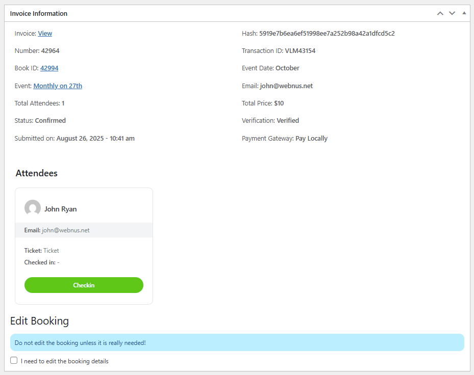 image11 - Ticket and Invoice Addon
