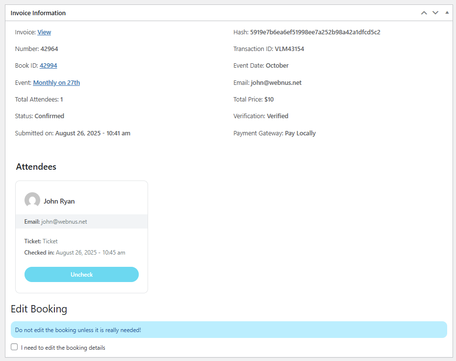 image16 - Ticket and Invoice Addon image16 - Ticket and Invoice Addon