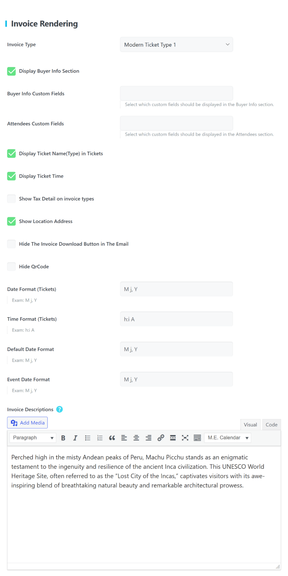 image3 - Ticket and Invoice Addon Ticket and Invoice Addon