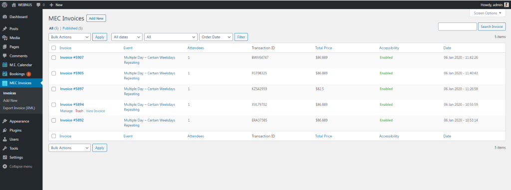 image5 - Ticket and Invoice Addon Ticket and Invoice Addon