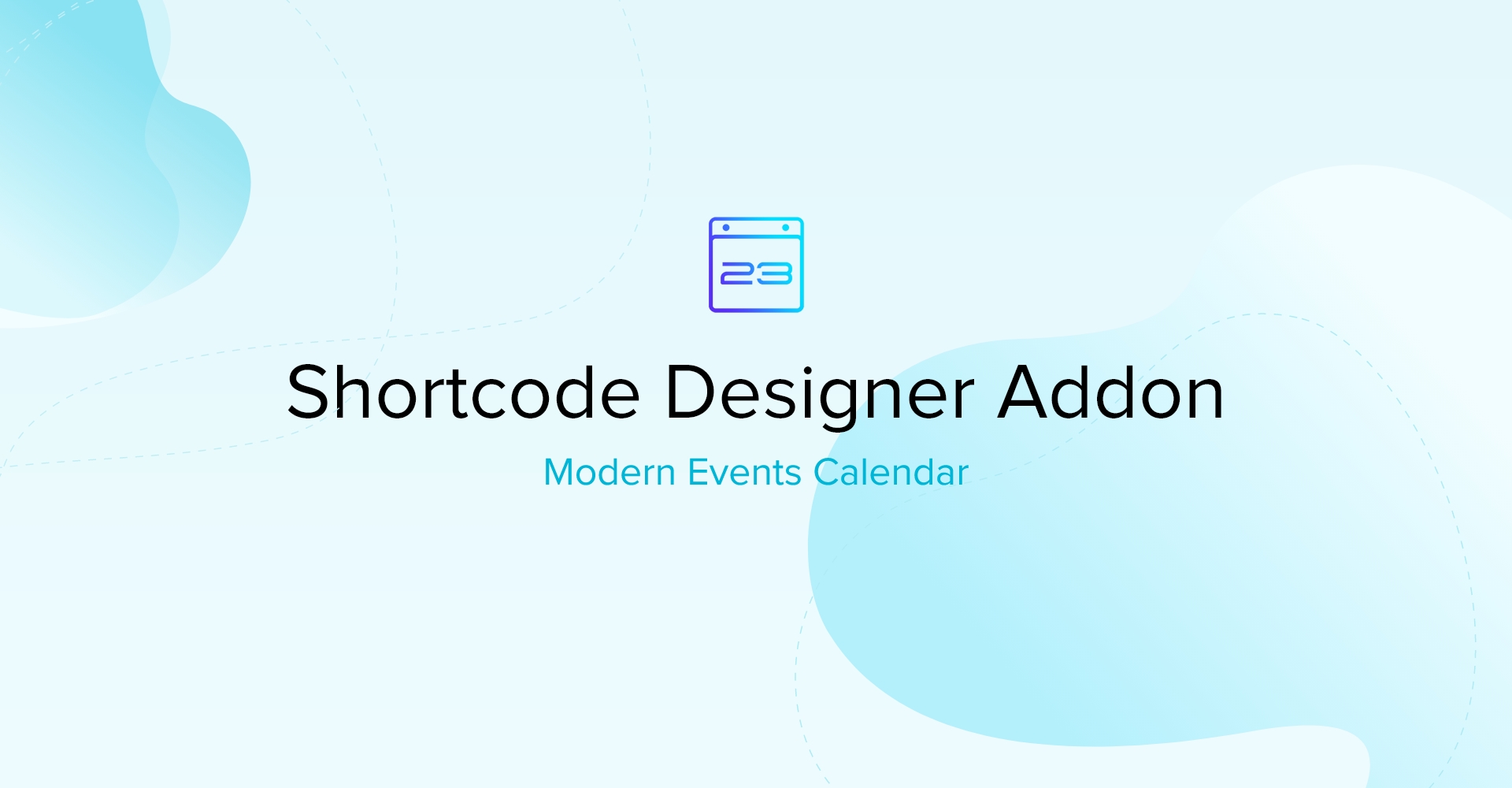 Modern event calendar Shortcode Designer Addon