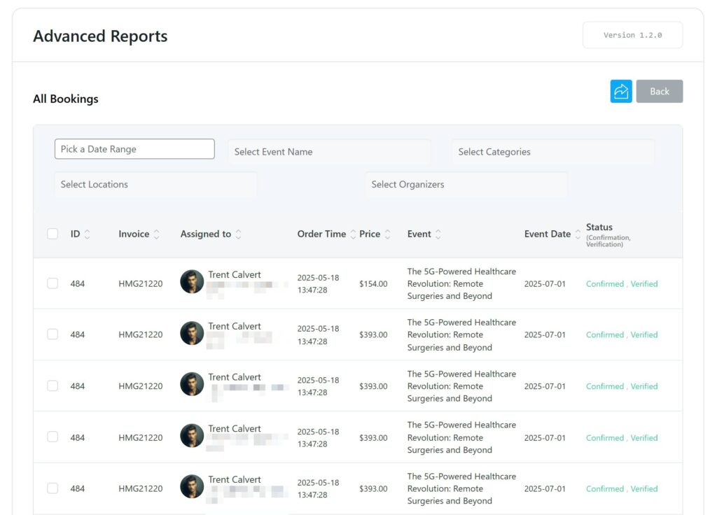 Advanced Reports Addon