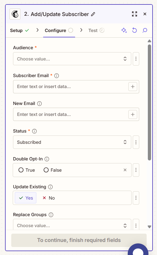 Zapier Integration Addon