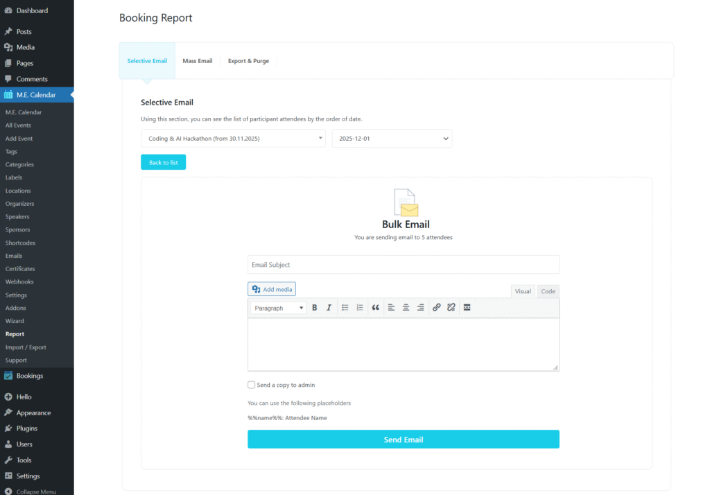 image 2 - Booking Report Booking Report