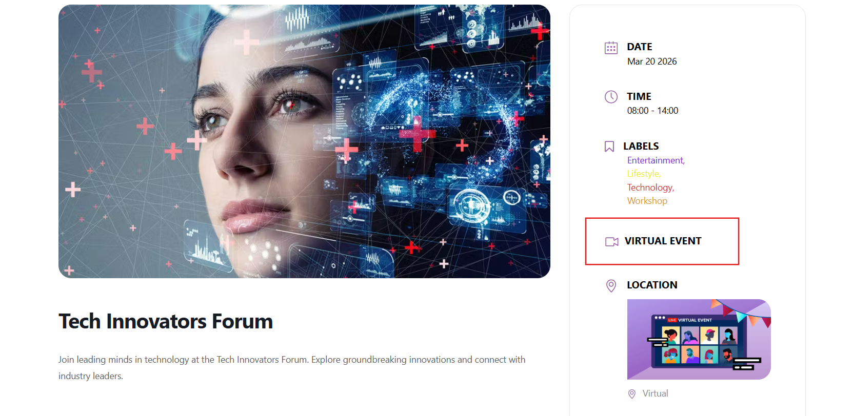 virtual events 04 - Virtual Events Addon