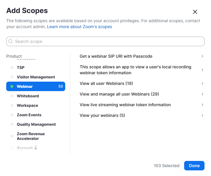 Zoom Integration Addon