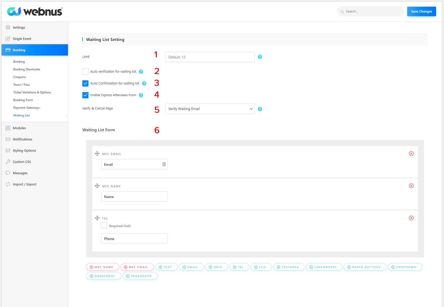 waitinglist