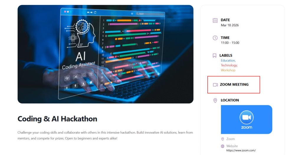 Zoom Integration Addon