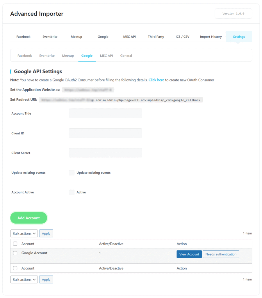 Advanced Importer Addon