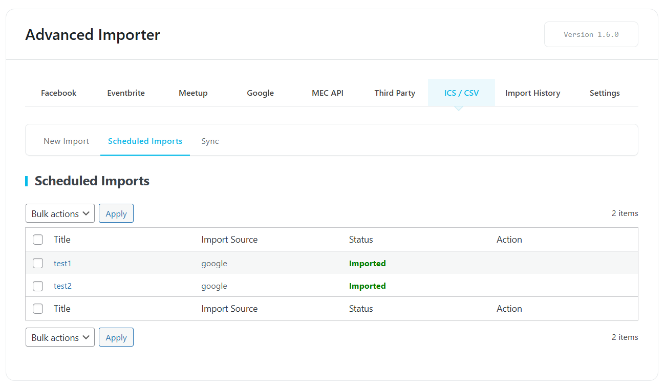 Advanced Importer Addon