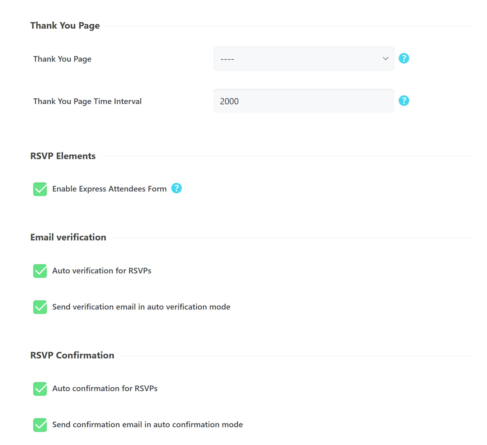 6 - RSVP Events Addon RSVP Events Addon