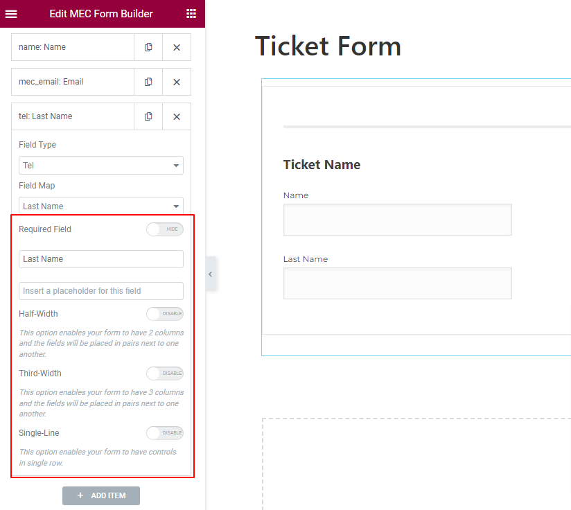 Elementor Ticket Form 2 - Elementor Form Builder Addon