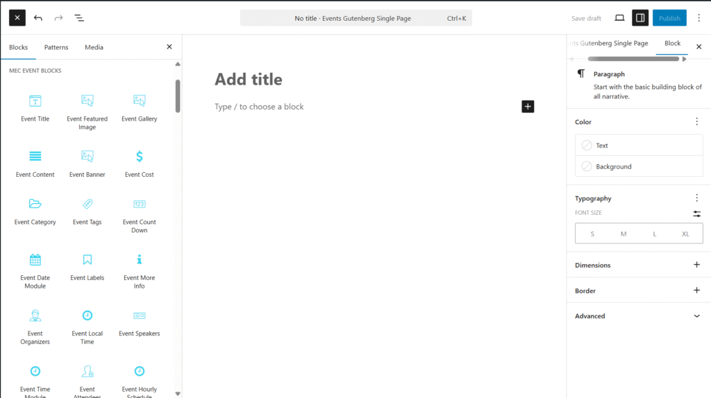 Gutenberg Single Builder Addon