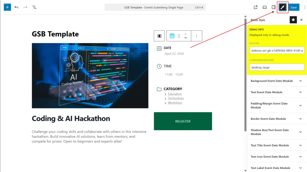 Gutenberg Single Builder Addon