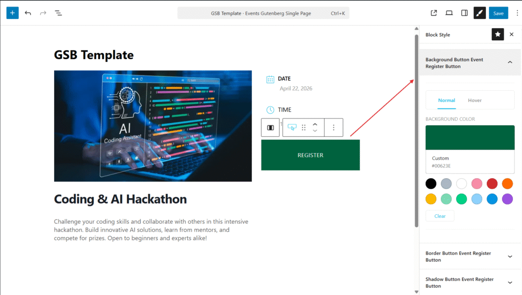 Gutenberg Single Builder Addon